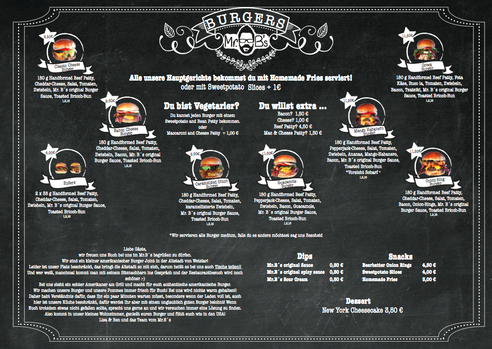 Menu Mr. B’S-2